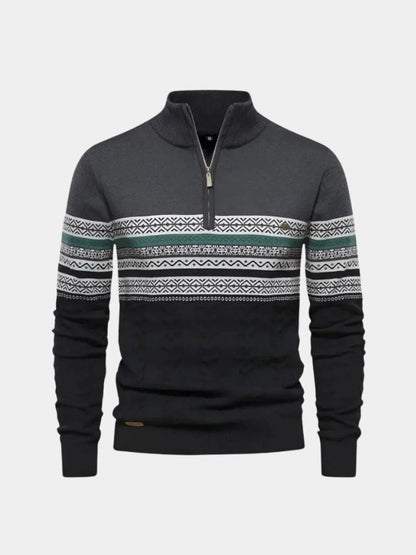 Men’s Knit Sweater – Half Zip Pullover Casual Everyday Knitwear