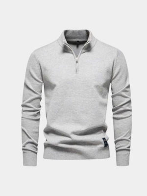 Men’s Knit Knit Sweater – Half Zip Knitwear Casual Everyday Knitwear